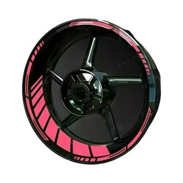 Imagem de Adesivos De Vinil À Prova D'água Para Rodas De Motocicleta De 17 Poleg