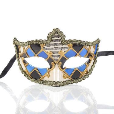 Imagem de Máscara de Halloween Máscara de meia face para festa de máscaras para 