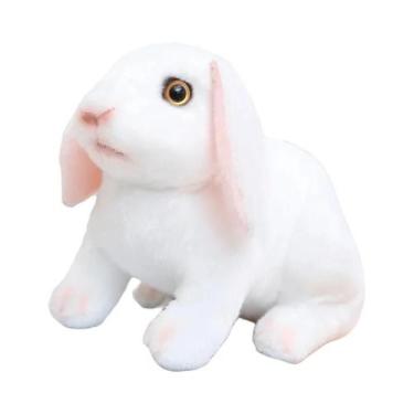 Imagem de Brinquedo De Pelúcia Coelho Realista De 20cm, Coelho Kawaii De Páscoa,