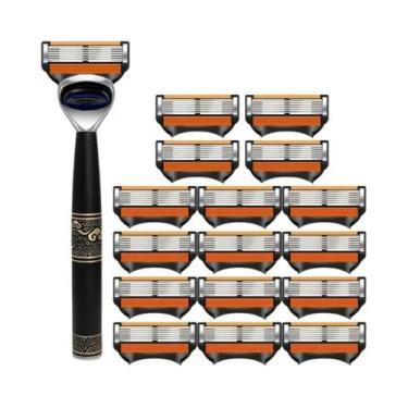 Imagem de Aparelho De Barbear Manual Com Lâmina De 6 Camadas Para Depilação De P