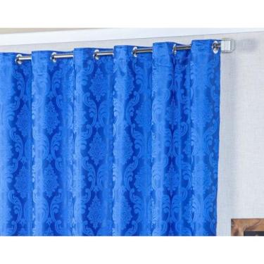 Imagem de Cortina Tecido Jaquard Semi blackout 2,80x1,80 Para Sala e Quarto - ga