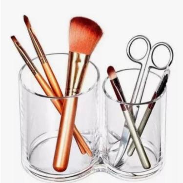 Imagem de Porta Algodão e Cotonete Organizador em Acrílico Pote - Novo Seculo