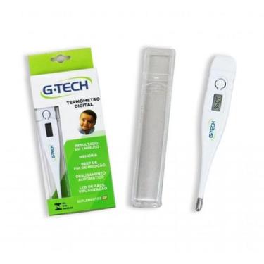 Imagem de Termometro Clinico Digital - Kit 3u Th1027 C/ Selo (g-tech), Branco