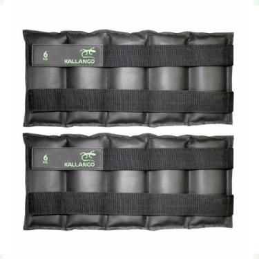 Imagem de Caneleira de Peso Kallango Emborrachada - 6 Kg - Kallango Fit