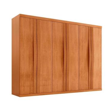 Imagem de Guarda-Roupa Casal Fusion 100% MDF 6 Portas 6 Gavetas Nauralle - Moder