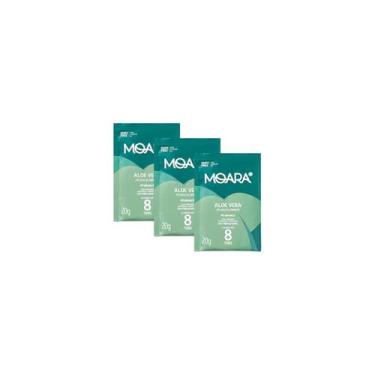 Imagem de Kit com 3 - Pó Descolorante Moara Aloe Vera 20g Yamá - Yama