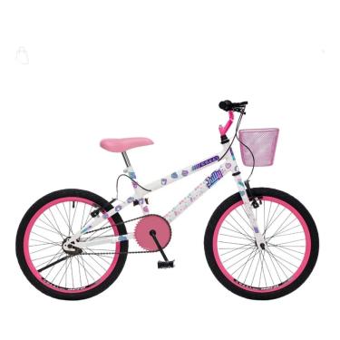 Imagem de Bicicleta Passeio Colli Bike Jully Aro 20 Branco Com Cesto