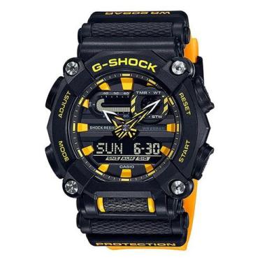 Imagem de Relógio CASIO G-SHOCK masculino amarelo GA-900A-1A9DR