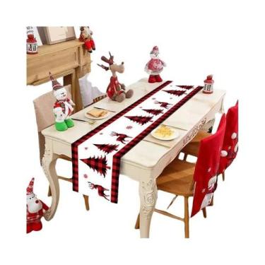 Imagem de Caminho De Mesa De Natal Para Decoração De Casa, Toalha De Mesa De Coz