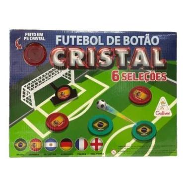 Imagem de Futebol Botão Cristal Com 6 Seleções Sortidos Gulliver 0350