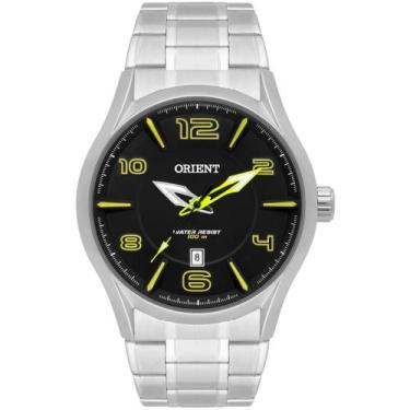 Imagem de Relógio ORIENT masculino preto/amarelo MBSS1318 PYSX