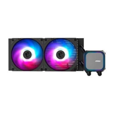Imagem de Water Cooler MSI MAG Coreliquid A13, ARGB, 240mm, Intel e AMD, Preto - MAG CORELIQUID A...
