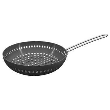 Imagem de Grelha Wok Tramontina Churrasco em Alumínio Anodizado Grafite 26 cm
