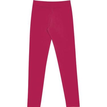 Imagem de Calça Legging Cotton Infantil Pulla Bulla Ref. 49710, Pink, 10