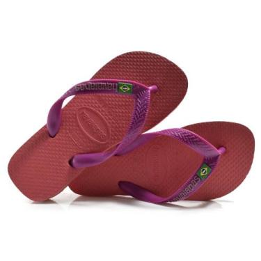 Imagem de Chinelo Infantil Havaianas Brasil Logo 4110850 INF, Rosa, 23/24