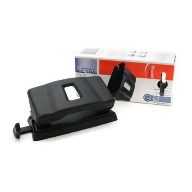 Imagem de Perfurador 2 Furos Para 10/12 Folhas Essentials Metal - Maped
