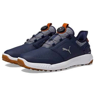 Imagem de Puma Tênis de golfe masculino Ignite Elevate Disc Golf, Puma Azul-marinho-puma prata, 41