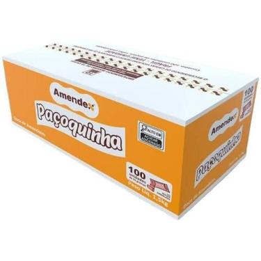 Imagem de Paçoquinha rolha amendex caixa com 100un 1,5kg