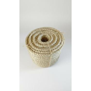 Imagem de Corda Sisal 10mm x 50m Natural Trançada - Congratulations Store