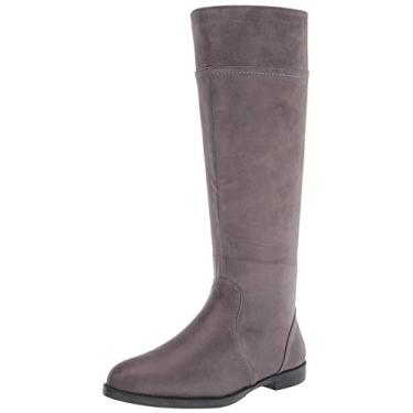 Imagem de Bella Vita Bota feminina Rebeccaii cano médio, Cinza, 6.5