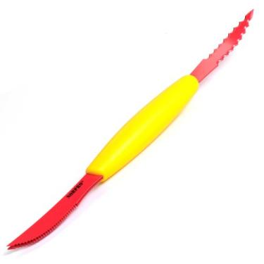 Imagem de Norpro Faca antiaderente de toranja, 22 cm, amarela e vermelha