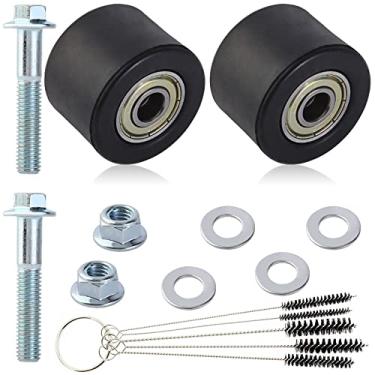 Imagem de SOAJEE Kit de guia de rolo de corrente inferior de 2 peças compatível com Yamaha YFZ350 YFZ 350 Banshee 110cc 125cc 140cc 150cc Motor Pit Dirt Bike 1987 1988 1989 1990 1991 1992 1993 1994 195 199911997 1998-2006