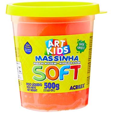 Imagem de Acrilex Soft Massa de Modelar, Vermelho, 500 g