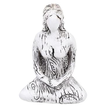 Imagem de Ornamentos esculpidos abstrato yoga escultura yoga estátuas de jardim yoga senhora estátua estatuetas de yoga mesa topper modelo de carro yoga deusa estátua decoração mulher produtos domésticos resina
