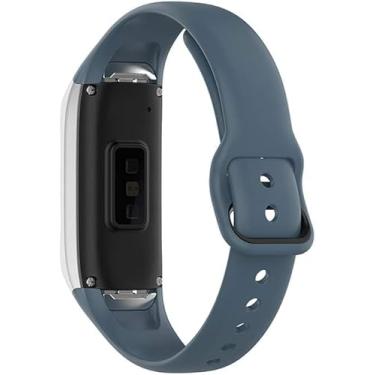 Imagem de Pulseiras de silicone NSmart compativeis com Galaxy Fit2 SM-R370 (R370, Azul)