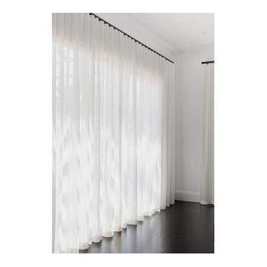 Imagem de Cortina Gaze De Linho 5,5m X 3,3m Sem Forro Para Trilhosuiço - Chrisne