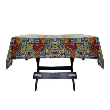 Imagem de Toalha Mesa Oxford Estampado 1,50x1,50 4 Lugares - Magic Enxovais, Ver