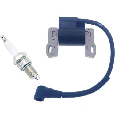 Imagem de Bobina de ignição ParSRUN com plugue de ignição substitui Briggs e Stratton 592846 592376 691060 799651 para John Deere MIA12788 MIA12864 MIA12346, ZF462B-HS