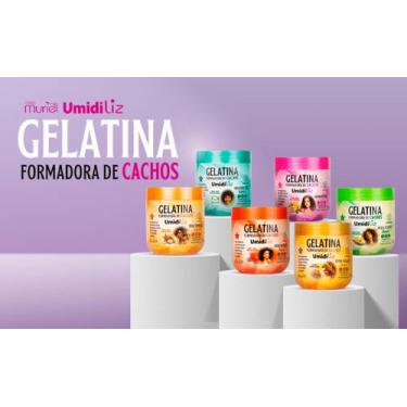 Imagem de Gelatina Capilar Umidiliz Maxima Definição Muriel 500 gr