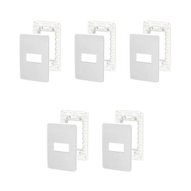 Imagem de 5 Placa/Espelho Gamma Silver 4x2 S730101274 Orion Schneider