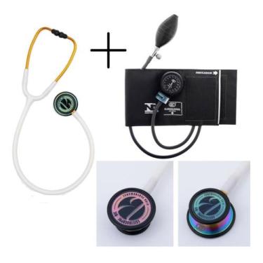 Imagem de Conjunto Esfigmomanômetro + Estetoscópio Eternity Luxo Bic - Cores,  B