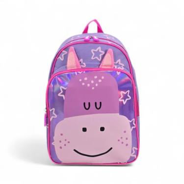 Imagem de Mochila costa escolar passeio creche maternal infantil animais bichinh