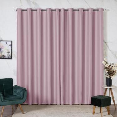 Imagem de Cortina Em Blackout Tecido Grosso 4,00x2,80 Para Sala Quarto E Escritó