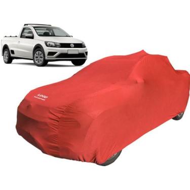 Imagem de Capa Automotiva Para Pick-up Volkswagen Saveiro G7 - Mz, Vermelha