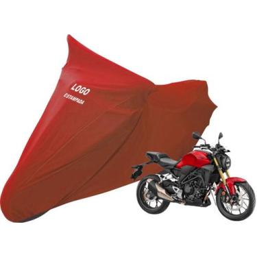 Imagem de Capa De Tecido Cobrir Moto Honda Cb 300r Alta Durabilidade - Mz, Verme