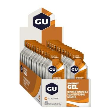 Imagem de Caixa Gu Energy Gel Sache - 24 Unidades, Unico, Caramelo