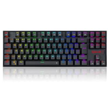 Imagem de Teclado Gamer Sem Fio Redragon Kumara Pro Mecânico Switch Brown Blueto