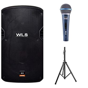 Imagem de Caixa Acústica WLS S12 Ativa + Microfone M58A + Pedestal