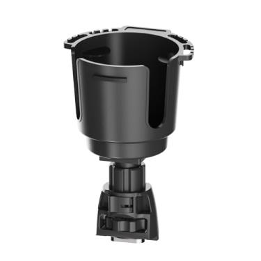 Imagem de Suporte de copo de caiaque com adaptador de trilho de caiaque SelfLock, design antiderrapante, base de bloqueio anti-rotação, serve para trilhos de caiaque padrão - fácil instalação sem perfuração