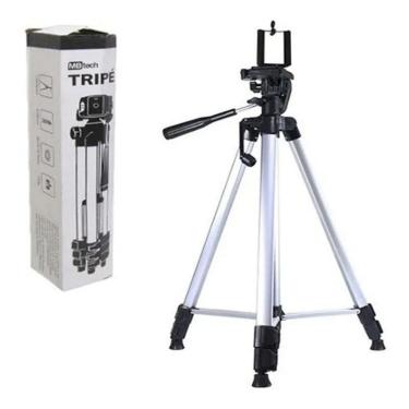 Imagem de Tripé Profissional Alumínio Celular E Camera Com Nível 1,37M