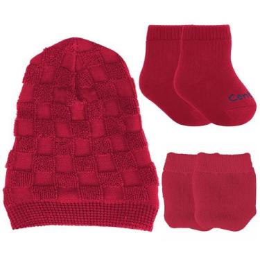 Imagem de Kit Para Enxoval Bebê Saída Maternidade Recém Nascido Roupinha Touca L