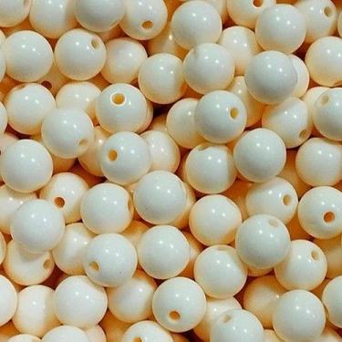 Imagem de BOLINHA DE RESINA Nº 08 (20 G) - LADEIRA BIJUTERIAS, CREME CLARO