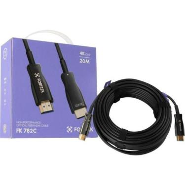 Imagem de Cabo Hdmi Fibra óptica 4k Fk 782c 20m Fortrek