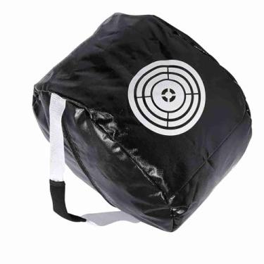 Imagem de Luqeeg 2 Cores Golf Swing Aids Smash Impacto Saco de Design Hightech para Treinamento de Energia Adequado para Golfistas (Preto)