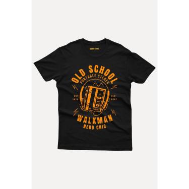 Imagem de Camiseta Nerd Chic Anos 80 e 90 Geek Old School Stereo Walkman Geek-Unissex