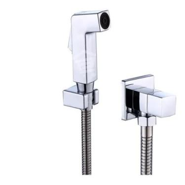 Imagem de Ducha Higiênica Para Banheiro Metal 1/4 De Volta Metal Cromado - DH90 